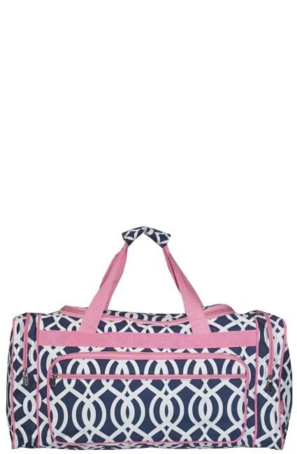 Printed Duffle Bag-BIQ423/H/PK