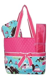 Quilted Diaper Bag-CMP2121/H/PK