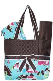 Quilted Diaper Bag-CMP2121/BR