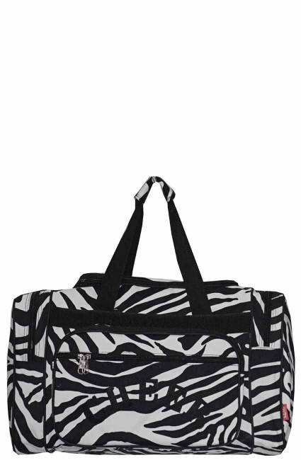 Printed Duffle Bag-ZEBC420/Black