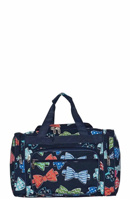 Printed Duffle Bag-RIB417/Navy