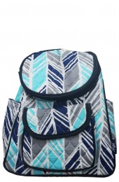 Small Quilted BackPack-MNU286/NAVY