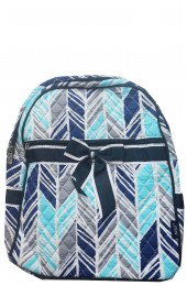 Quilted Backpack-MNU2828/NAVY