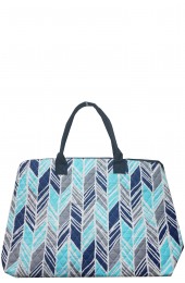 Large Quilted Tote Bag-MNU3907/NAVY