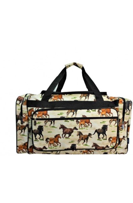 Printed Duffle Bag-MGW420/BK