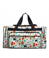 Printed Duffle Bag-MIO420/BK