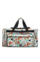 Printed Duffle Bag-MIO420/BK