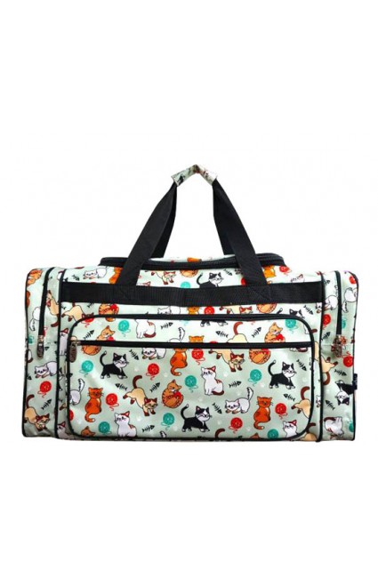 Printed Duffle Bag-MIO420/BK
