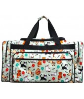 Printed Duffle Bag-MIO423/BK