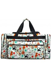Printed Duffle Bag-MIO423/BK