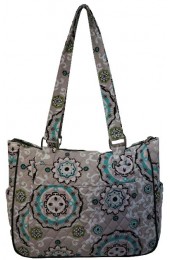Small Quilted Tote Bag-BAB594/BK