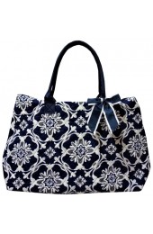 Large Quilted Tote Bag-BLN3907/NV