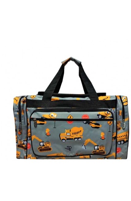 Printed Duffle Bag-CON420/BK