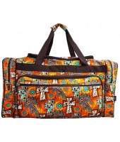 Printed Duffle Bag-CSW423/BR