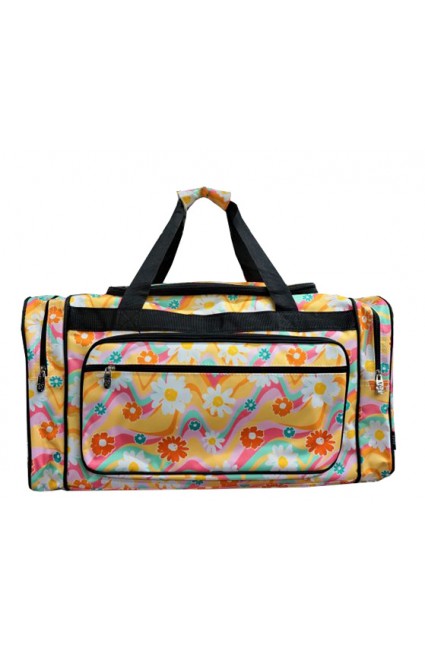 Printed Duffle Bag-DWA420/BK