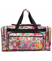 Printed Duffle Bag-SWP423/BK