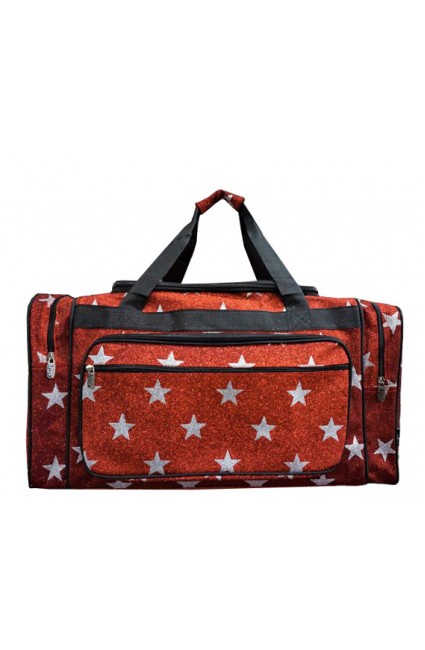 Printed Duffle Bag-SGLE420/RED