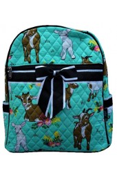 Quilted Backpack-GOA2828/BK