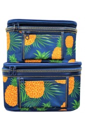 2 Pc Lemon Cosmetic Bag Set-LNCTB1762-MT