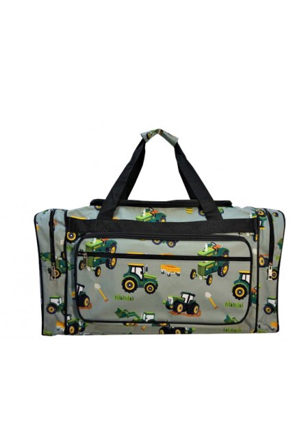 Printed Duffle Bag-TRA420/BK