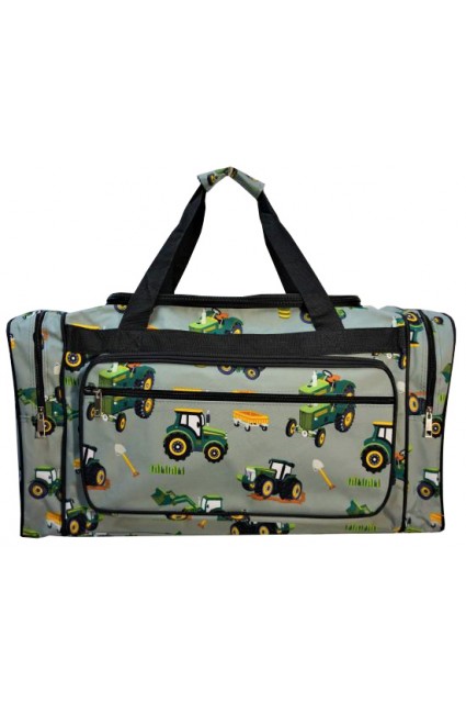 Printed Duffle Bag-TRA423/BK