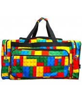 Printed Duffle Bag-LEG423/BK