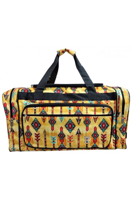 Printed Duffle Bag-ARZ423/BK