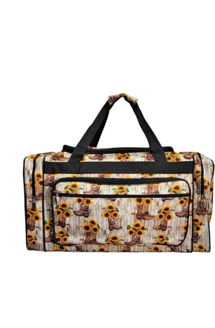 Printed Duffle Bag-BBT420/BK