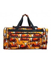 Printed Duffle Bag-RSC420/BK