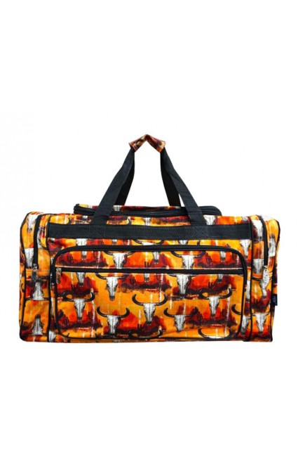 Printed Duffle Bag-RSC420/BK