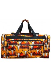 Printed Duffle Bag-RSC423/BK