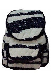 Small Quilted Backpack-STI286/NAVY