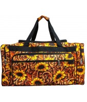 Printed Duffle Bag-BHA423/BK