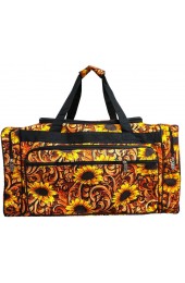 Printed Duffle Bag-BHA423/BK