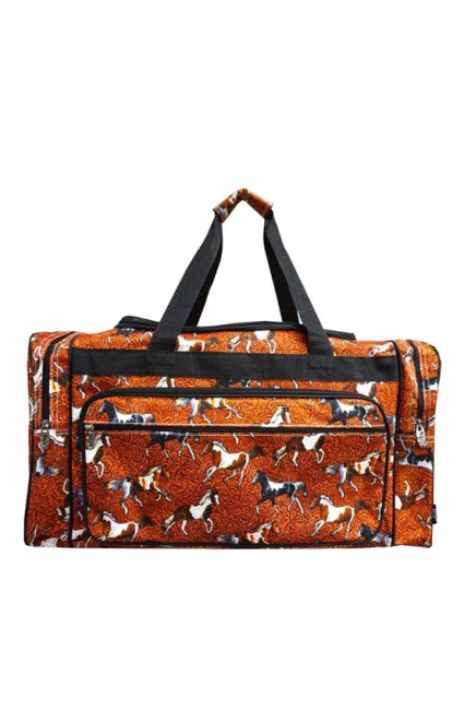 Printed Duffle Bag-CHW420/BK