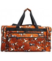 Printed Duffle Bag-CHW423/BK