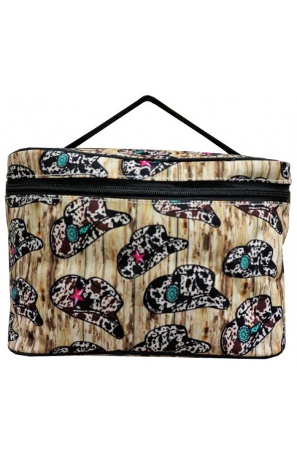 Large Cosmetic Pouch-COWH983/BK