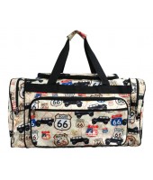 Printed Duffle Bag-GTA420/BK