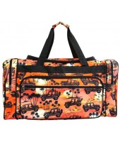 Printed Duffle Bag-JTS423/BK